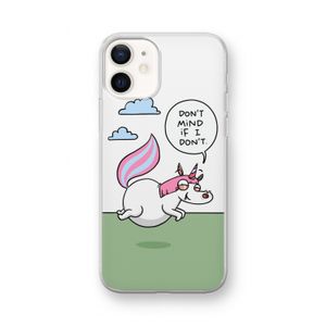 Unicorn: iPhone 12 mini Transparant Hoesje