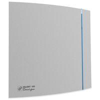 S&P Silent Design 100 CRZ TIMER Badkamer/ toilet ventilator - Ø100mm (zilver) - thumbnail