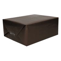 5x stuks rollen Kraft inpakpapier zwart 200 x 70 cm