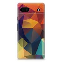 Google Pixel 6A | TPU Hoesje | Polygon Color