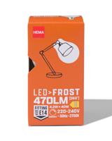 HEMA Led Kogel Glass Frost E14 4.2W 470lm Dim - thumbnail