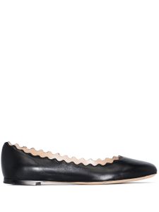 Chloé ballerines Lauren en cuir - Noir