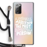The prettiest: Samsung Galaxy Note 20 / Note 20 5G Transparant Hoesje met koord