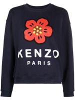 Kenzo sweat à logo imprimé - Bleu