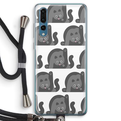 Cats: Huawei P20 Pro Transparant Hoesje met koord