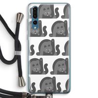 Cats: Huawei P20 Pro Transparant Hoesje met koord