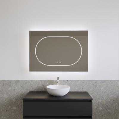 Spiegel Gliss Design Nova 140x70 cm Incl. Spiegelverwarming Direct en Indirect LED-verlichting
