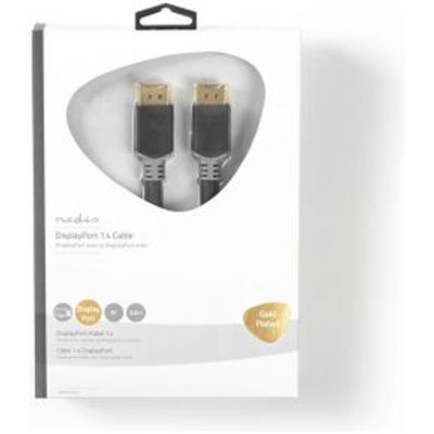 Nedis DisplayPort 1.4-Kabel DisplayPort Male - Male 3,00 m Antraciet