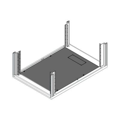 nVent SCHROFF 25230149 19 inch Bodemplaat voor patchkast Zwart/grijs