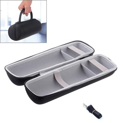 2 in 1 harde PU Carry rits opbergdoos Bag + zachte silicone cover voor JBL charge 3 Bluetooth Speaker met schouderband (grijs)