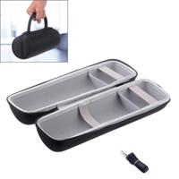 2 in 1 harde PU Carry rits opbergdoos Bag + zachte silicone cover voor JBL charge 3 Bluetooth Speaker met schouderband (grijs)