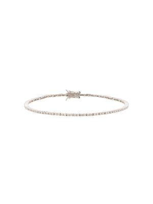 Mateo bracelet en or blanc 14ct à diamants - Argent