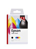 Inktcartridge quantore epson 33xl t3357 zw+kleuren