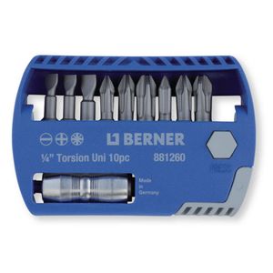 Berner Bits-selector 1/4"" 10 delig