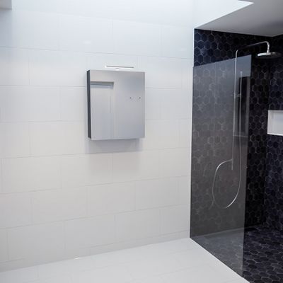 Spiegelkast Vico Cube | 60x70 cm | 1 Deur | Zonder verlichting | Antraciet