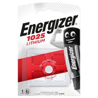 Energizer Lithium Knoopcel Batterij CR1025 | 3 V | 1 stuks - EN-E300163500 EN-E300163500