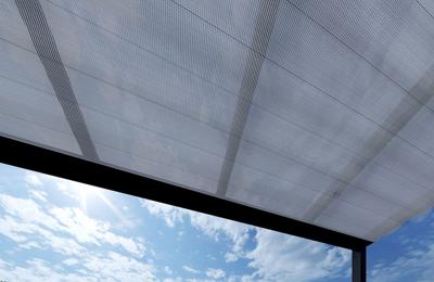 Zonnedoek 200x700 cm platina Prince Line - Outdoor queen