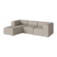 Bolia Angle 3-zitsbank met Chaise Longue Links - Dark Beige