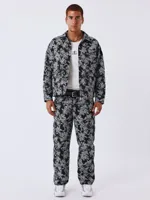 Project X Paris Plant Pattern Set Heren Zwart - Maat XXL - Kleur: Zwart | Soccerfanshop