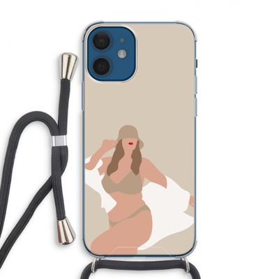 One of a kind: iPhone 12 Transparant Hoesje met koord