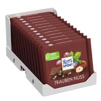 Ritter Sport - Rozijn Hazelnoot - 12x 100g