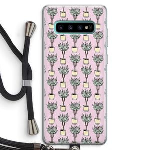 Boompje: Samsung Galaxy S10 Plus Transparant Hoesje met koord