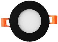 Enzo Led panel downlight 3w 3000k incl. driver zwart - led2600