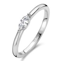 TI SENTO-Milano 12298ZI Ring zilver-zirconia wit