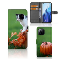 Xiaomi Mi 11 Telefoonhoesje met Pasjes Kitten