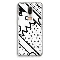 Pop Art #4: OnePlus 6 Transparant Hoesje