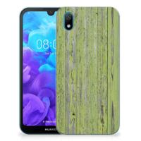 Huawei Y5 (2019) | Bumper Hoesje | Green Wood