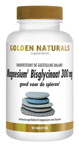 Golden Naturals Magnesium Bisglycinaat 300 mg (90 tabl)