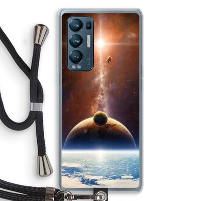 Omicron 2019: Oppo Find X3 Neo Transparant Hoesje met koord