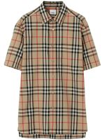 Burberry chemise en coton à motif Vintage Check - Tons neutres - thumbnail