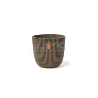 Capi Bloempot Groove Warm Taupe Ø13cm