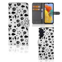 Telefoonhoesje met Naam Samsung Galaxy M14 Silver Punk