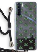 Weed: Oppo A91 Transparant Hoesje met koord