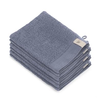 Set van 3 x 2 Walra washandjes soft cotton indigo Set van 3 x 2 Walra washandjes soft cotton indigo