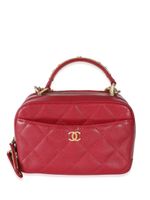 CHANEL Pre-Owned sac fourre-tout à matelassage losanges (2017-2018) - Rouge