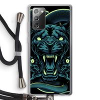 Cougar and Vipers: Samsung Galaxy Note 20 / Note 20 5G Transparant Hoesje met koord