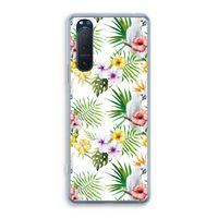 Gele kuif: Sony Xperia 5 II Transparant Hoesje