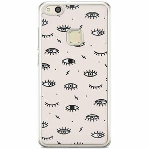 Huawei P10 Lite siliconen hoesje - Eyes on you