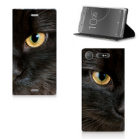 Sony Xperia XZ1 Hoesje maken Zwarte Kat - thumbnail
