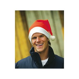 Gekleurde kerstmuts met belletje
