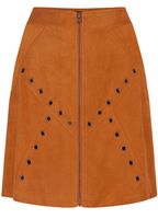 Skirt suedine caramel - thumbnail