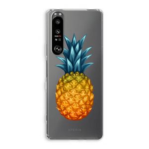 Grote ananas: Sony Xperia 1 III Transparant Hoesje
