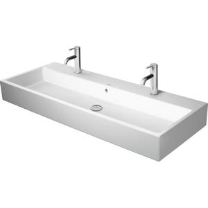 Duravit Vero Air Wastafel - 120x47cm - 2 kraangaten - met overloop - wit 2350120024