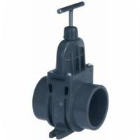 VDL PVC Schuifkraan 125mm - Waterdichte Afsluiter voor Vijvers en Irrigatiesystemen