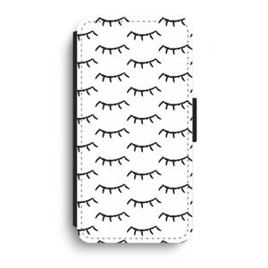 Wimpers: iPhone XR Flip Hoesje