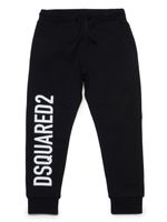 DSQUARED2 KIDS pantalon de jogging à logo imprimé - Noir - thumbnail